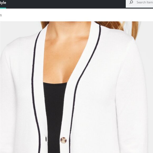 41 Hawthorn Gracie Long Line Button Detail Cardigan NWOT - Picture 1 of 4